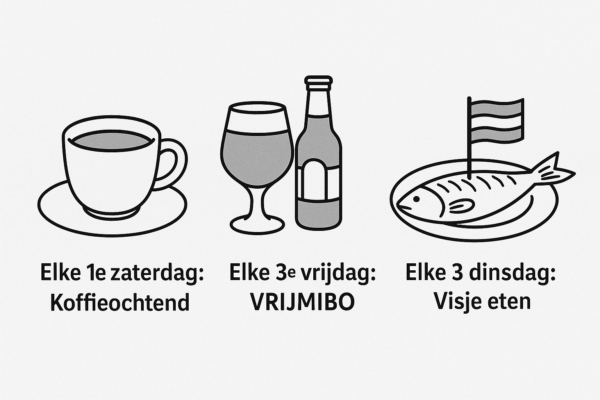 📌 Maandelijkse activiteiten in Oosternieland